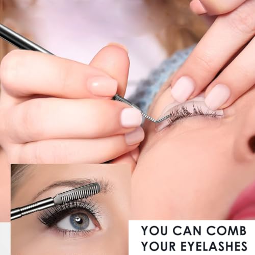 MAYCREATE® Eyelash Lift Perm Tool Lash Separator Tint Tool Stainless Steel Metal Lash Lift Rods for Eyelash Eyebrow Perming Tinting Curling Extensions Supplies MAYCREATE® Eyelash Lift Perm Tool Lash Separator Tint Tool Stainless Steel Metal Lash Lift Rods for Eyelash Eyebrow Perming Tinting Curling Extensions Supplies